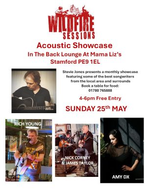 Sunday May 25th - Wildfire Sessions