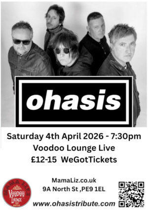 Saturday April 4th 2026 - Voodoo Lounge Live Presents – Ohasis