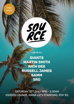 Saturday July 12th - SOURCE