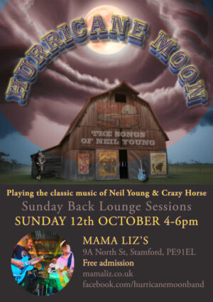 Sunday October 12th - Mama Liz's Sunday Sessions presents - Hurricane Moon