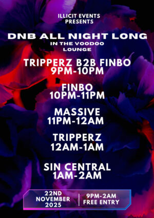 Saturday November 22nd - Illicit