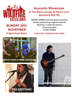 Sunday November 30th - Wildfire Sessions