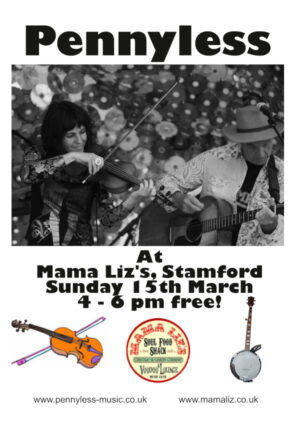 Sunday March 15th - Pennyless