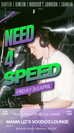 Friday April 3rd - Need4Speed