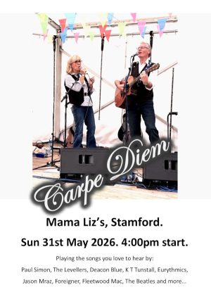 Sunday May 31st - Carpe Diem