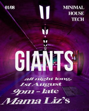 Saturday August 8th - GIANTS