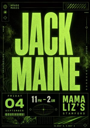 Friday September 4th - Jack Maine