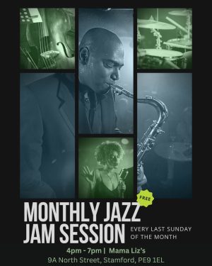 Sunday July 26th - Monthly Jazz Jam Session at Mama Liz’s, Stamford.