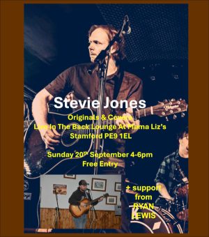 Sunday September 20th - Stevie Jones